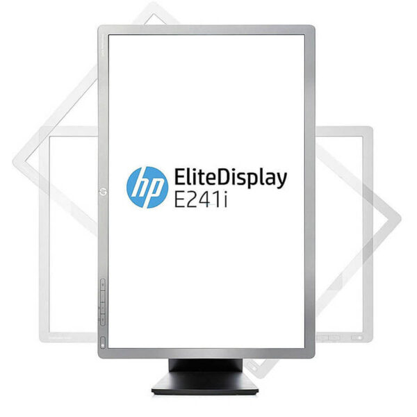 Used (A-)Monitor E241i IPS LED/HP/24"FHD/1920x1200/Wide/Silver/Black/Grade A-/D-SUB & DVI-D & DP & U - Image 3