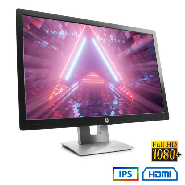 Used (A-) Monitor E242 IPS LED/HP/24``FHD/1920x1200/Wide/Silver/Black/Grade A-/D-SUB & DP & HDMI & U