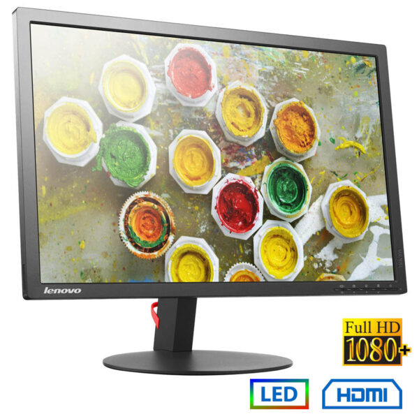 Used (A-) Monitor T2454 LED/Lenovo /24``FHD/1920x1200/Wide/Black/Grade A-/D-SUB & DP & HDMI & USB HU