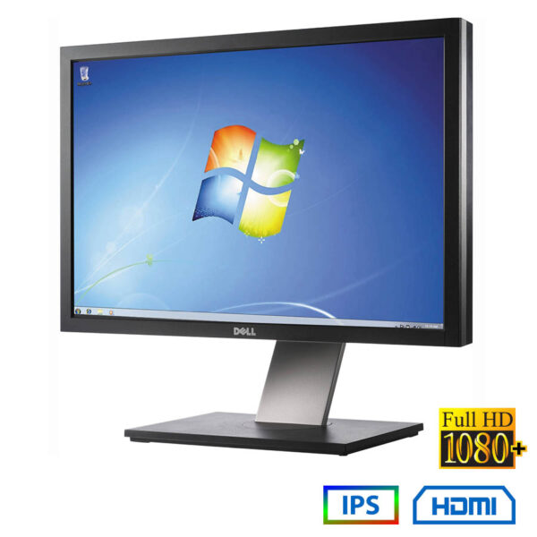 Used (A-) Monitor U2410F IPS LED/Dell/24\"FHD/1920x1200/Wide/Silver/Black/Grade A-/D-SUB & DVI-D & DP