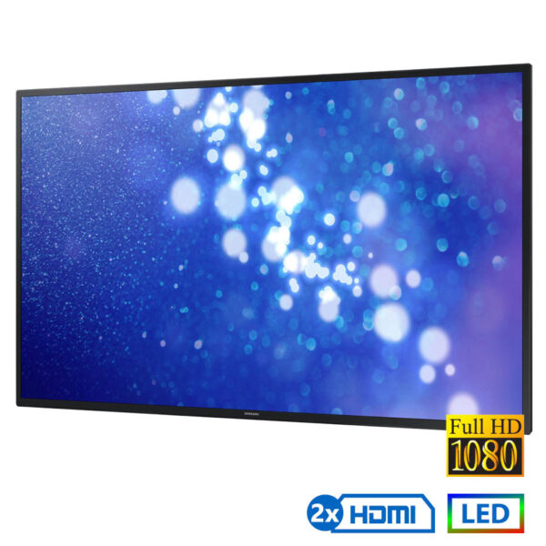 Used (A-) Signage Display LH75DME LED/Samsung/75\"FHD/1920x1080/Black/Grade A-/D-SUB & DVI-D & 2xHDMI