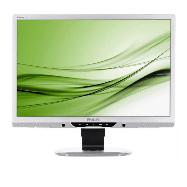 Used Monitor 225B2 TFT/Philips/22\"/1680x1050/Wide/Silver/Black/w/Speakers/D-SUB & DVI-D & USB HUB - Image 2