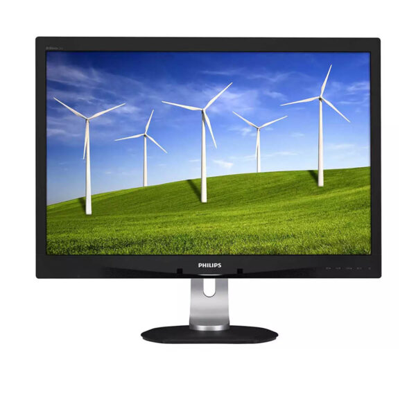 Used Monitor 240B4Q LED/Philips/24``FHD/1920x1200/Wide/Black/w/Speakers/D-SUB & DVI-D & DP & HUB USB - Image 2