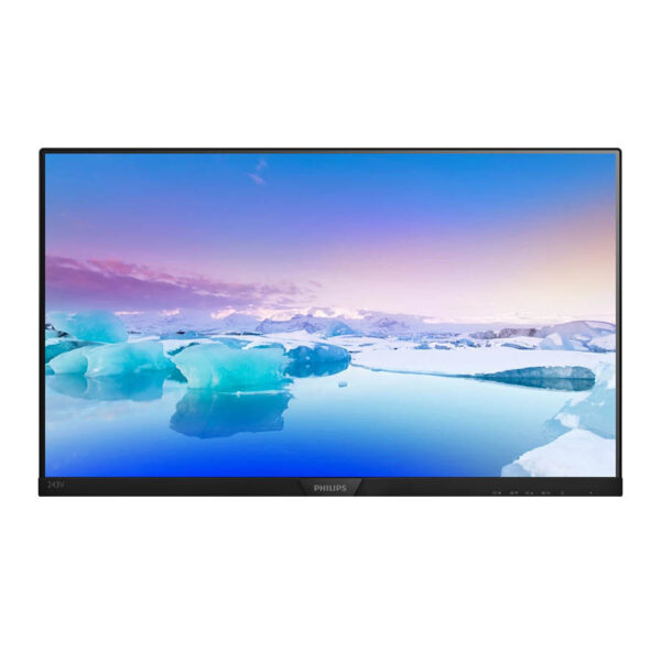 Used Monitor 243V7 IPS/Philips/24”FHD/1920x1080/Wide/No Stand/Black/w/Speakers/D-SUB & DP & HDMI - Image 2