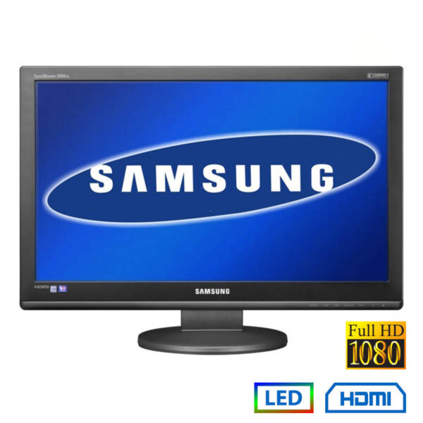 Used Monitor 2494HS LED/Samsung/24``FHD/1920x1080/Wide/Black/D-SUB & DVI-D & HDMI