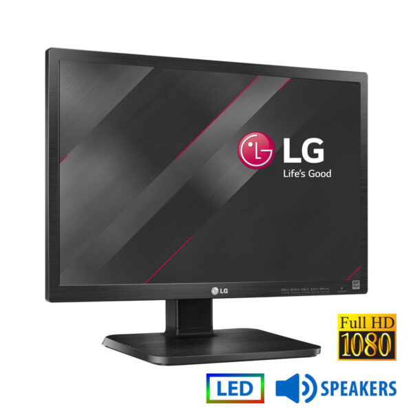 Used Monitor 24EB23PM LED/LG/24\"FHD/1920x1080/Wide/Black/w/Speakers/D-SUB & DVI-D