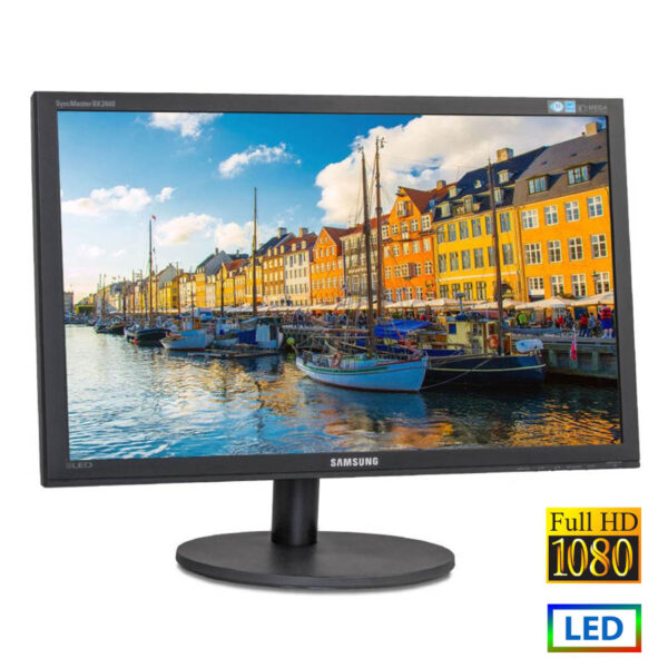 Used Monitor B2440 LED/Samsung/24``FHD/1920x1080/Wide/Black/D-SUB & DVI-D