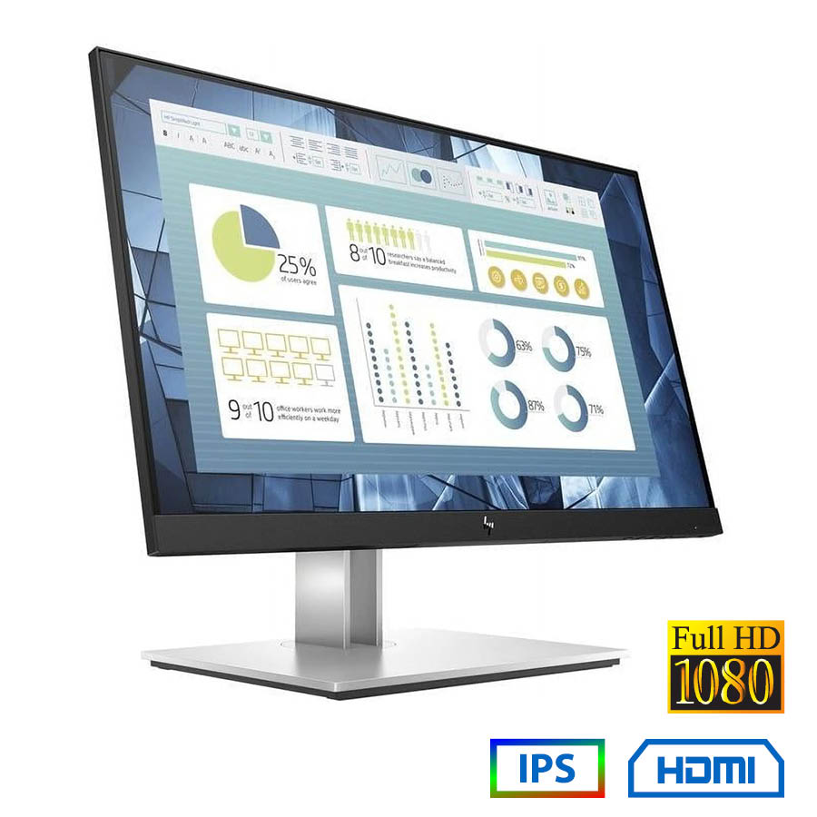 Used Monitor E22 G4 IPS LED/HP/22\"FHD/1920x1080/Wide/Silver/Black/D-SUB & DP & HDMI & USB 3.0 Hub