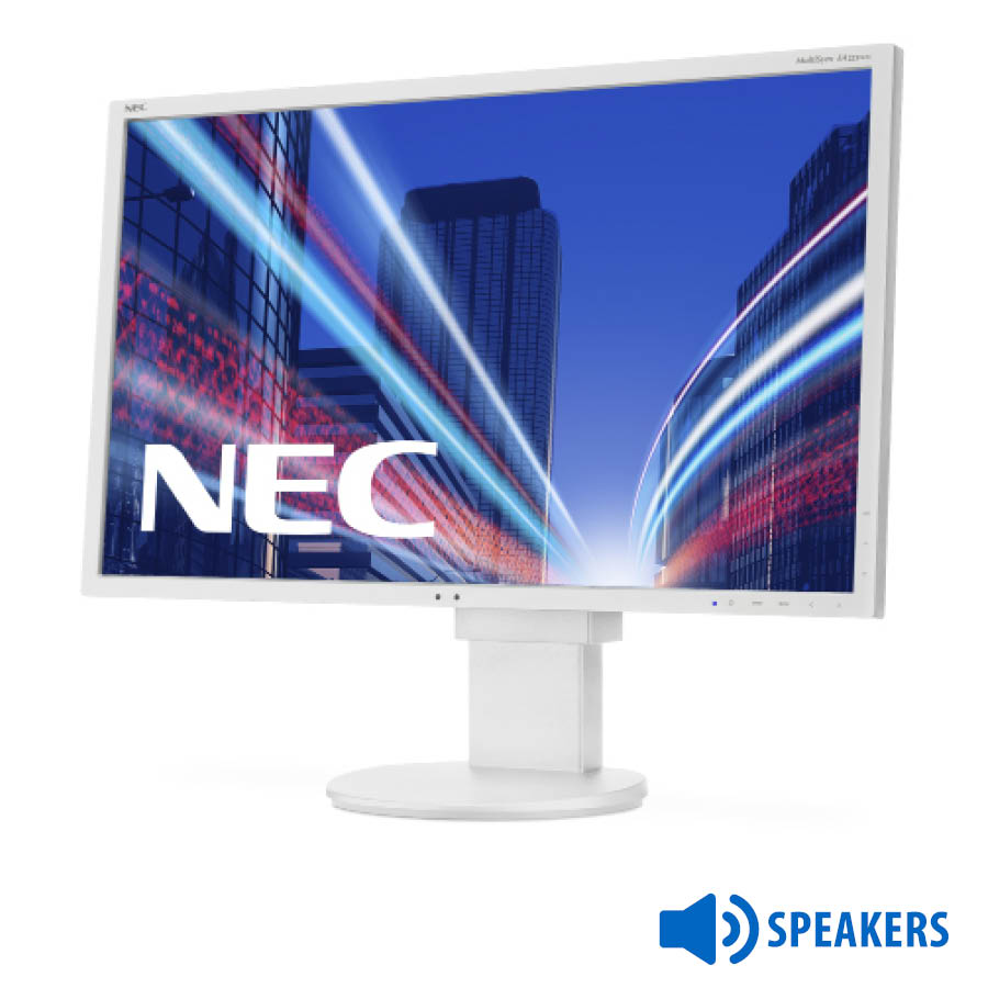 Used Monitor EA223WM TFT/Nec/22\"/1680x1050/Wide/White/w/Speakers/D-SUB & DVI-D & DP & USB HUB