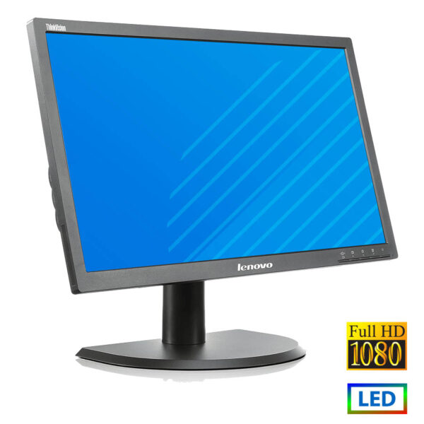Used Monitor LT2323p LED/Lenovo/23\"FHD/1920x1080/Wide/Black/D-SUB & DVI-D & DP & USB HUB