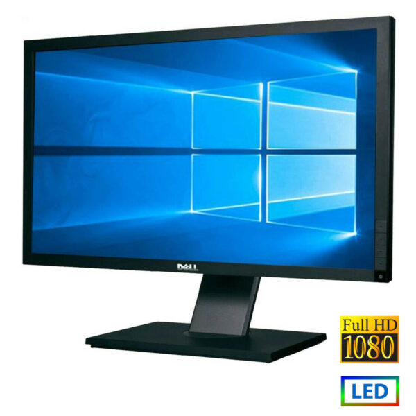 Used Monitor P2311HB LED/Dell/23``FHD/1920x1080/Wide/Black/D-SUB & DVI-D & USB HUB