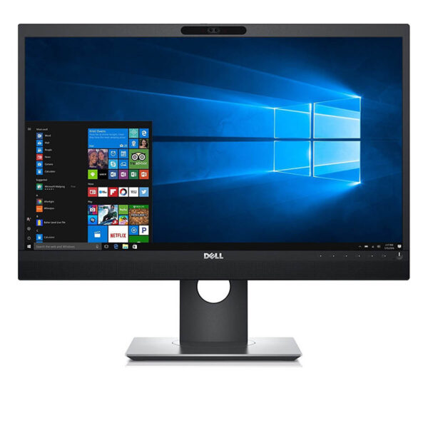 Used Monitor P2418HZ IPS LED/Dell/24``FHD/w/Camera/1920x1080/Wide/Black/w/Speakers/D-SUB & DP & HDMI - Image 2