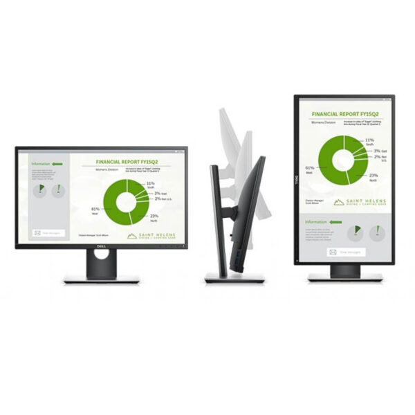 Used Monitor P2419H IPS LED/Dell/24\"FHD/1920x1080/Wide/Black/D-SUB & DP & HDMI & USB Hub - Image 4