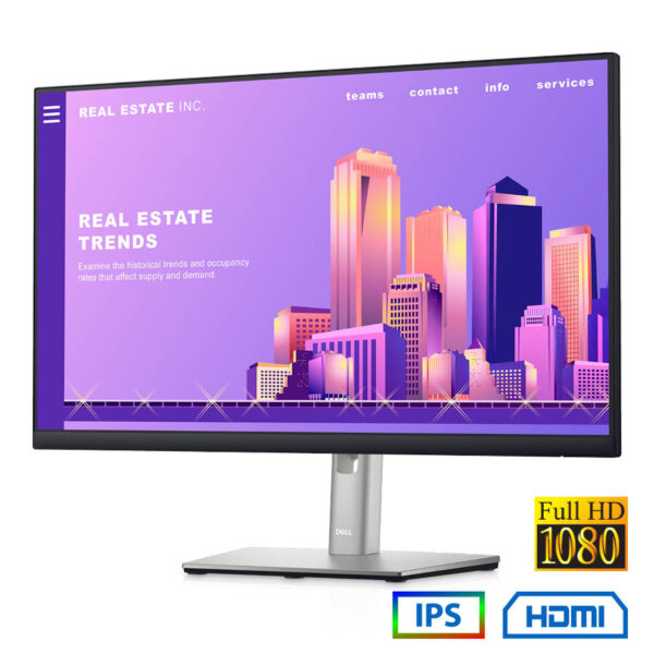 Used Monitor P2422H IPS LED/Dell/24\"FHD/1920x1080/Wide/Black/D-SUB & DP & HDMI & USB 3.0 Hub