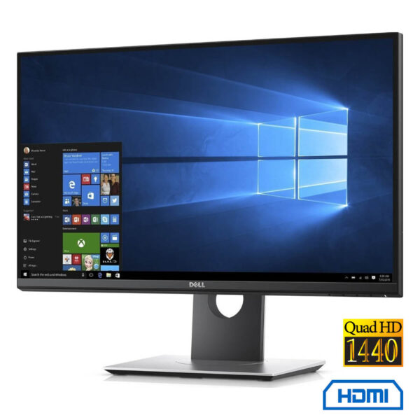 Used Monitor S2417DG Q-LED/Dell/24\"QHD/2560x1440/Wide/Black/DP & HDMI & USB 3.0 Hub