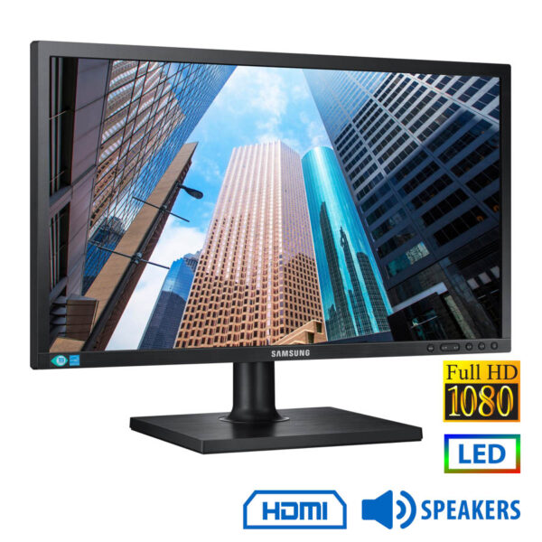 Used Monitor S24E650 LED/Samsung/24``FHD/1920x1080/Wide/Black/w/Speakers/D-SUB & DP & HDMI