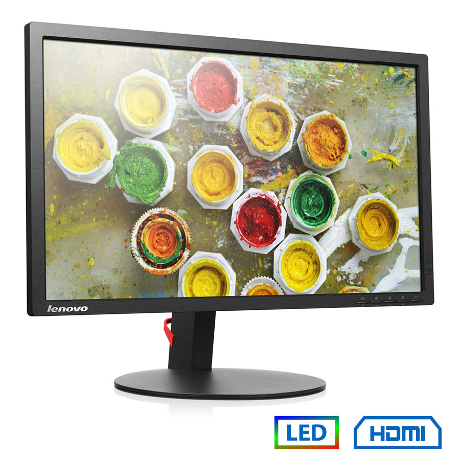 Used Monitor T2254p LED/Lenovo /22\"/1680x1050/Wide/Black/D-SUB & DP & HDMI