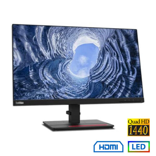 Used Monitor ThinkVision T24q-20 IPS/Lenovo/24\"QHD/2560x1440/Wide/Black/DP & HDMI & USB 3.1 HUB