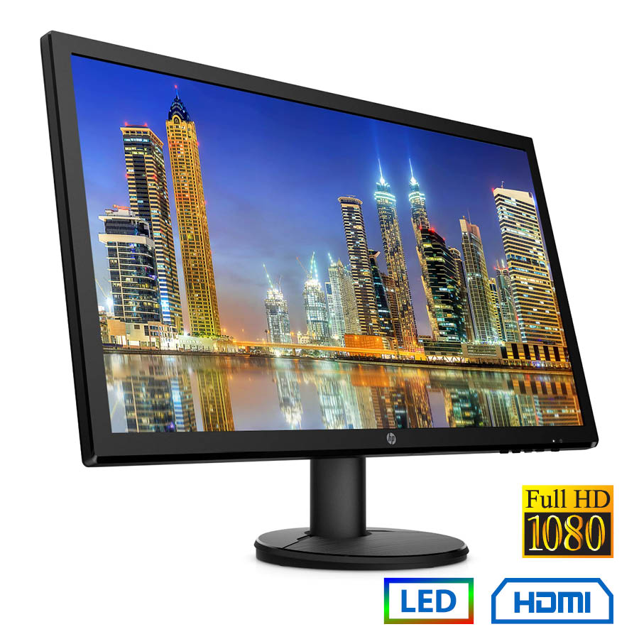 Used Monitor V24 LED/HP/24\"FHD/1920x1080/Wide/Black/D-SUB & HDMI