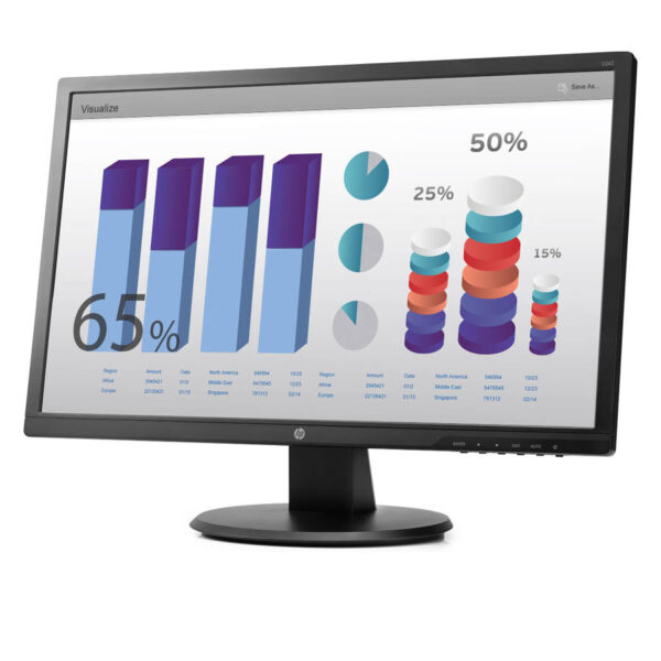 Used Monitor V243 LED/HP/24\"FHD/1920x1080/Wide/Black/D-SUB & DVI-D - Image 3