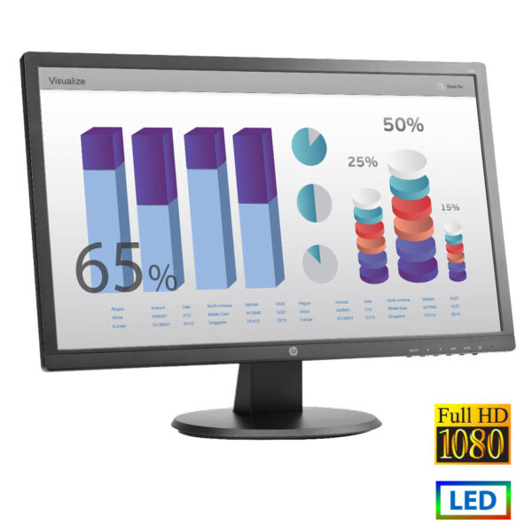 Used Monitor V243 LED/HP/24\"FHD/1920x1080/Wide/Black/D-SUB & DVI-D
