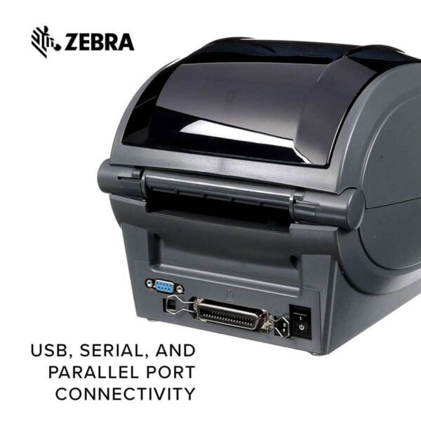 Used Printer Barcode ZEBRA GX430T 300dpi 108mm Serial/USB/LAN - Image 4