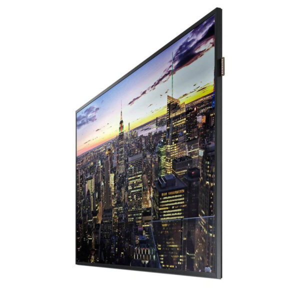 Used Signage Display QB65H WiFI LED/Samsung/65\"Ultra HD 4k/3840x2160/Black/w/Speakers/DVI-D & DP & 2 - Image 3