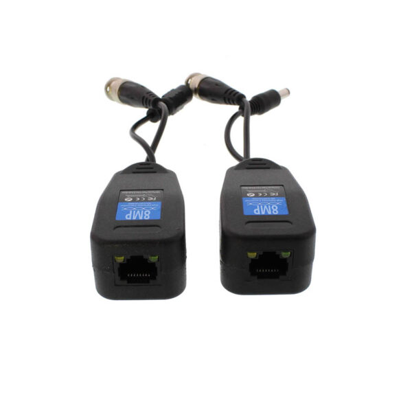 Video balun HD Passive 8MP 2τεμ Well BLN-HD-L04-WL - Image 2