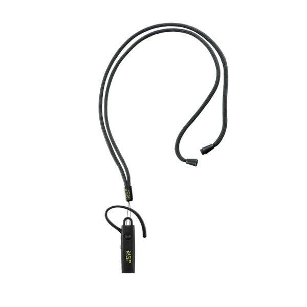 Ακουστικό Bluetooth Headset V5.0 + Hanger Clip για κορδόνι λαιμού NSP BN400 - Image 3