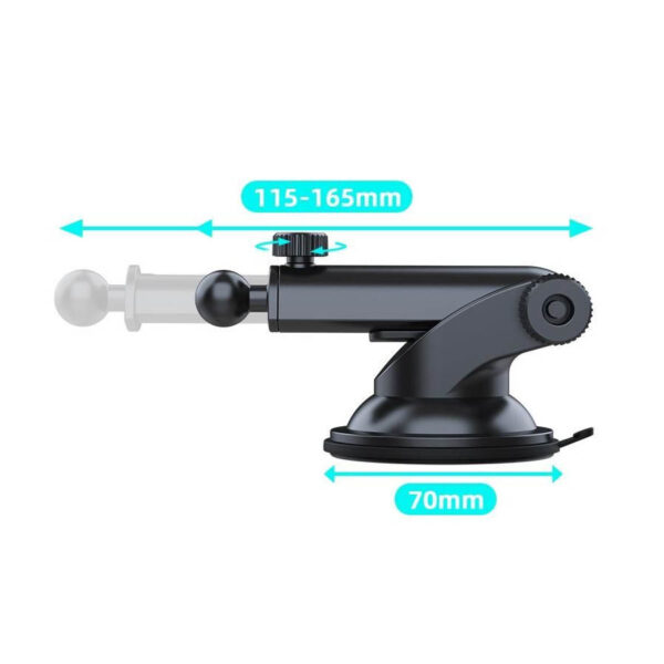 Βάση Στήριξης Αυτοκινήτου με βεντούζα για Smartphone Well MOUNT-CAR-SCA07-WL - Image 3