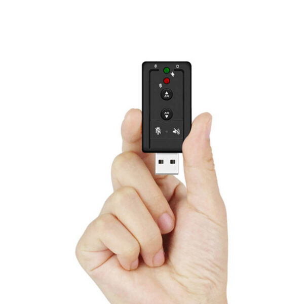 Εξωτερική κάρτα ήχου 7.1 USB to Jack 3.5mm F για PC/MAC/Linux - Image 4