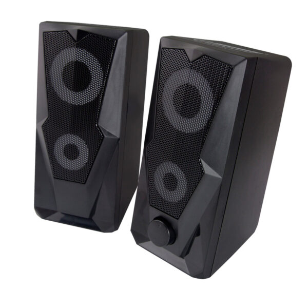Ηχείο 2.0 USB w/LED Rainbow Baila EGS103 - Image 2