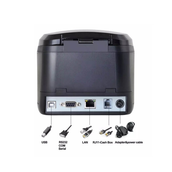 Θερμικός Εκτυπωτής ZyWell 80mm LAN,USB ZY308 - Image 3