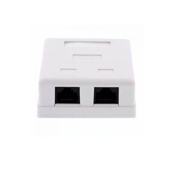 Πρίζα Cat5e 2 Port Well LANBOX-SM-U5X2-WL - Image 2