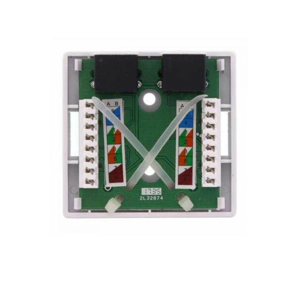 Πρίζα Cat5e 2 Port Well LANBOX-SM-U5X2-WL - Image 4
