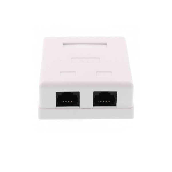 Πριζα Cat6 2 Port Well LANBOX-SM-U6x2-WL - Image 2
