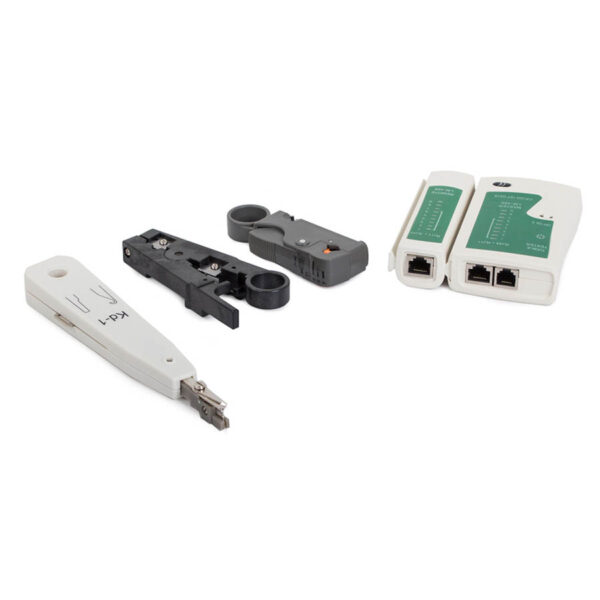 Σετ εργαλείων δοκιμής δικτύου/καλωδίων RJ45 RJ11 και Cat5e/ Cat6 - Image 4