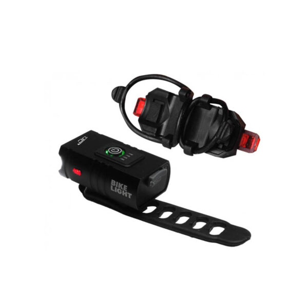 Σετ φώτα ποδηλάτου μπροστά-πίσω 800LM BC-100 LXM220 - Image 2
