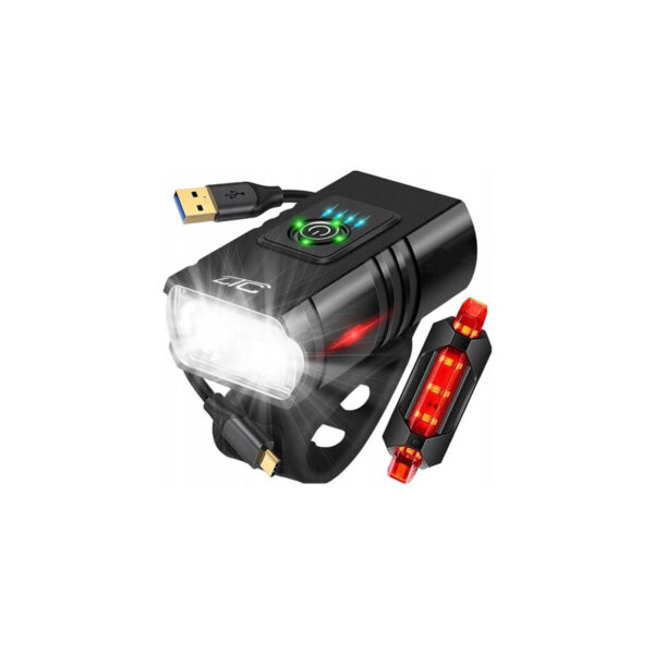 Σετ φώτα ποδηλάτου μπροστά-πίσω 800LM BC-100 LXM220