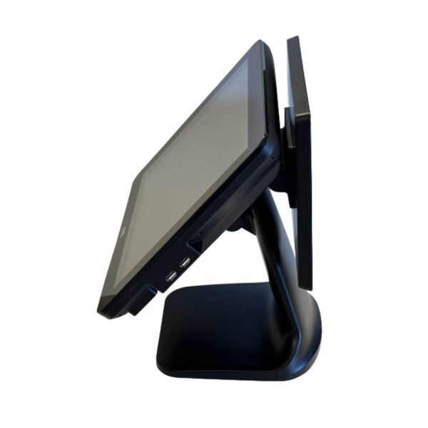 Σύστημα POS 15``LED Capacitive 10 Point Touch w/12``LED Οθόνη Πελάτη Intel-i5/4GB DDR3/128GB mSATA S - Image 2