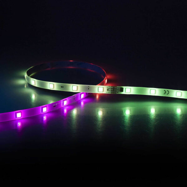 Ταινία LED RGB 5M 12V/24W με τηλεχειριστήριο και τροφοδοτικό LEDSTRGBD-5050-243010S202/5-WL - Image 5