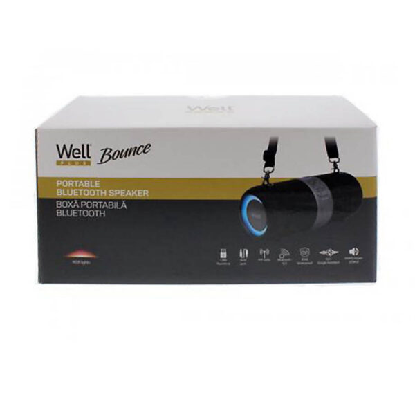 Φορητό Ηχείο Bluetooth 5.0 20W IPX6 w/Hands-Free & FM/Radio TWS Well Bounce (SPKR-BT-BOUNCE-WL) - Image 5
